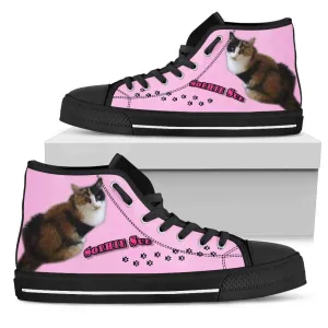 Sophie Sue Canvas High Top Shoes Womens
