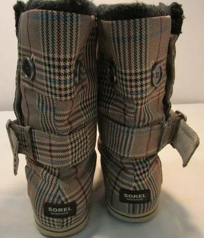 Sorel Milano Breve Plaid Waterproof Boots