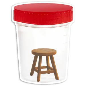Stool Sample - Vinyl Sticker