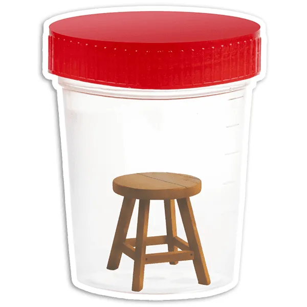 Stool Sample - Vinyl Sticker