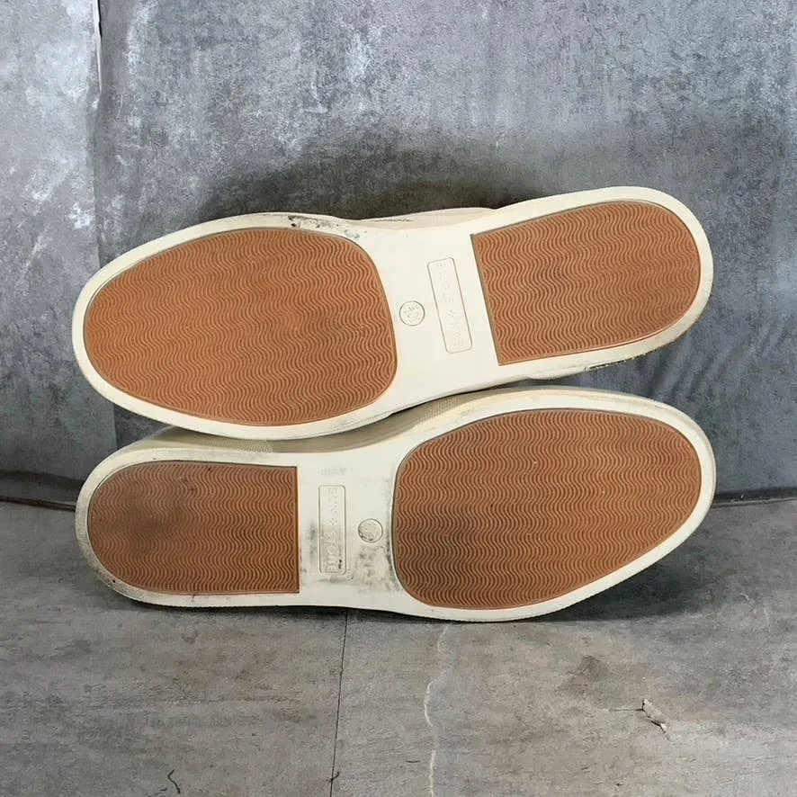 SUN STONE Men's White Kiva Lace-Up Core Sneakers SZ 10.5