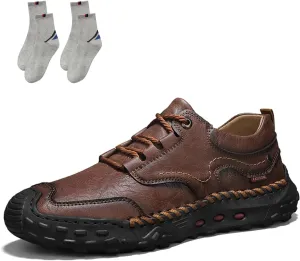 Tanner Shoes Men, Tanner Leather, Lightweight, Comfortable, Casual, Men's, Driving, for Travel, Mountaineering