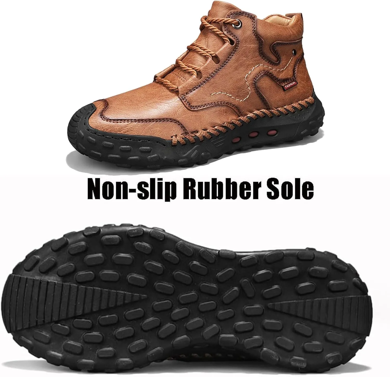 Tanner Shoes Men, Tanner Leather, Lightweight, Comfortable, Casual, Men's, Driving, for Travel, Mountaineering