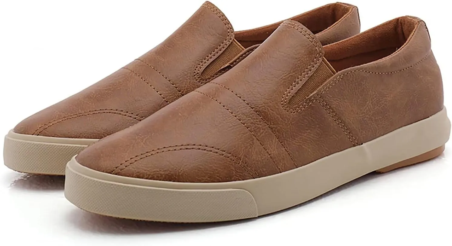 TERBOFIN Slip On Loafers for Men Lightweight Casual Walking Shoes Comfortable Sneakers for Male Leisure Business Work Office Dress