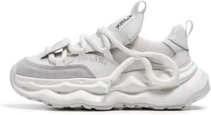 Thick Soles Increase Men's Sports Shoes Trend net Surface Breathable Daddy Shoes Personality Fried Street Men's Shoes