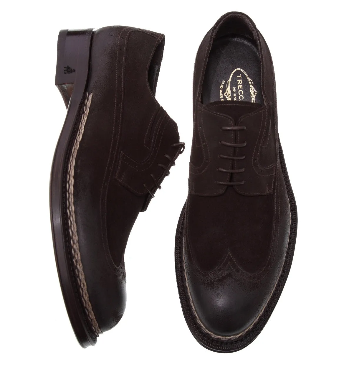 Tirolese Brushed Leather Derby Shoes