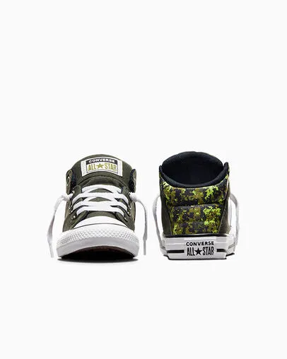 Toddler Chuck Taylor Axel Digi Camo Mid - Forest Shelter, Grassy & White