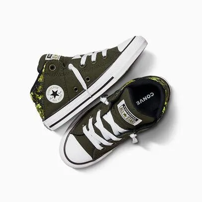 Toddler Chuck Taylor Axel Digi Camo Mid - Forest Shelter, Grassy & White