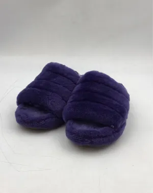 UGG Women's Fluff Yeah 1095119 Purple Slip-On Slide Slippers - Size 9
