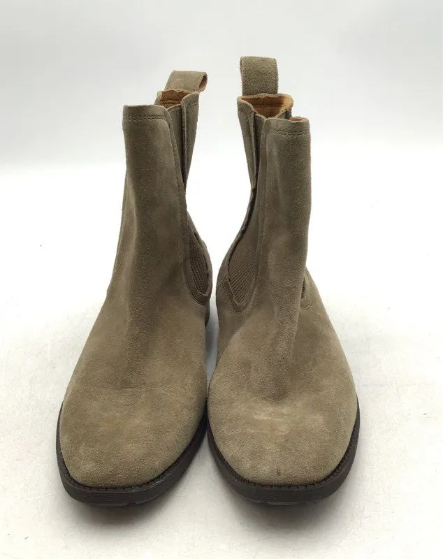 UGG Women's Hillhurst 1095393 Beige Ankle Chelsea Boots - Size 9