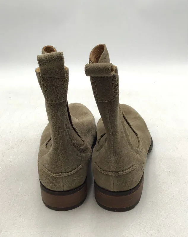 UGG Women's Hillhurst 1095393 Beige Ankle Chelsea Boots - Size 9