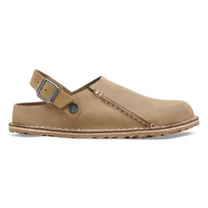 Unisex Birkenstock Lutry Premium Suede Narrow 1025297B  Color: Gray Taupe