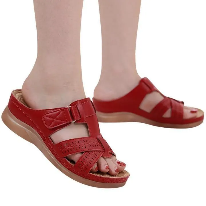 Vanccy Premium Vintage Orthopedic Open Toe Sandal