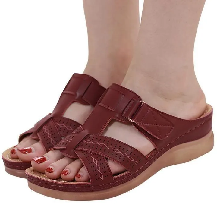 Vanccy Premium Vintage Orthopedic Open Toe Sandal