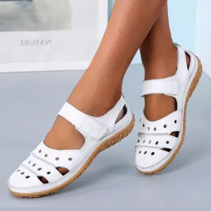 Vanccy - Women's Hollow Hook Flat Sandals
