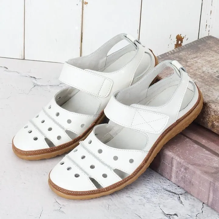 Vanccy - Women's Hollow Hook Flat Sandals