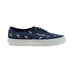 Vans Authentic Outdoor Navy Fish Print Men's Shoes Dress Blues-Fish