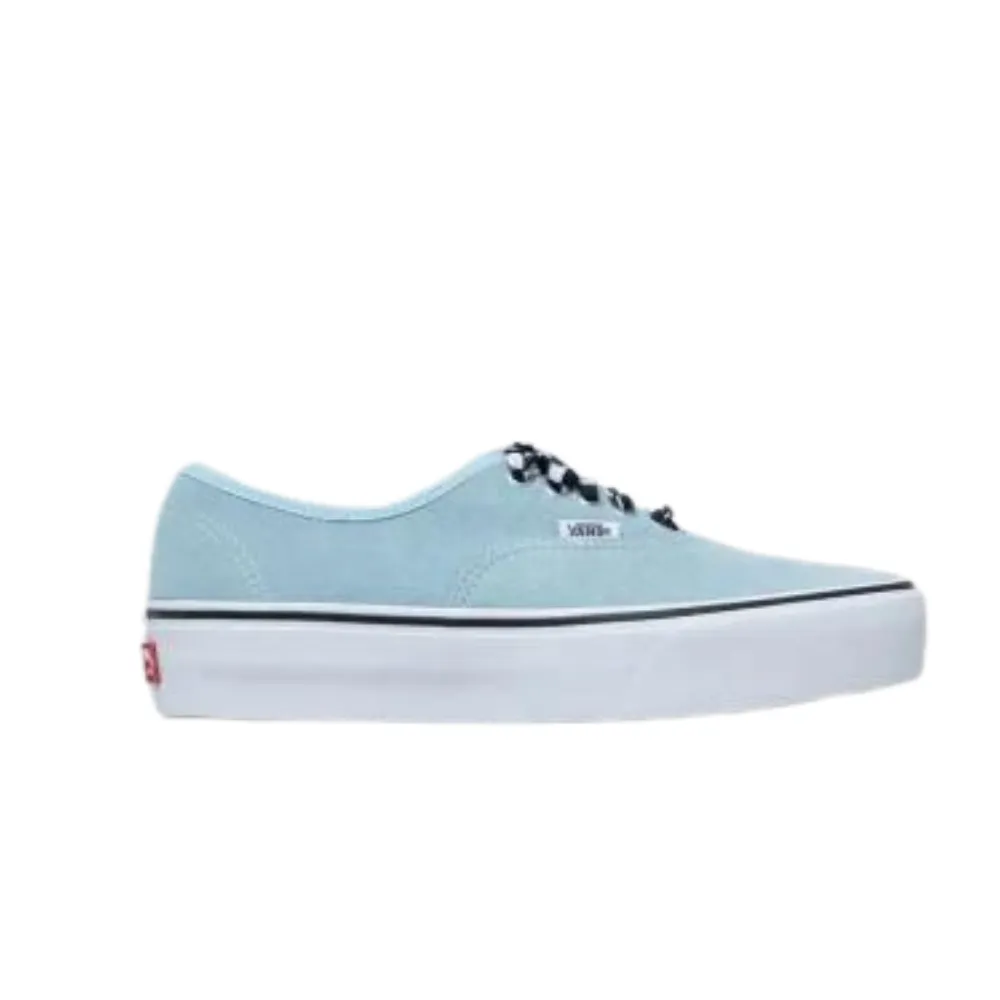 Vans Authentic Platform VN0A3AV8S1X1 Men's Blue Checkerboard Sneaker Shoes FB181