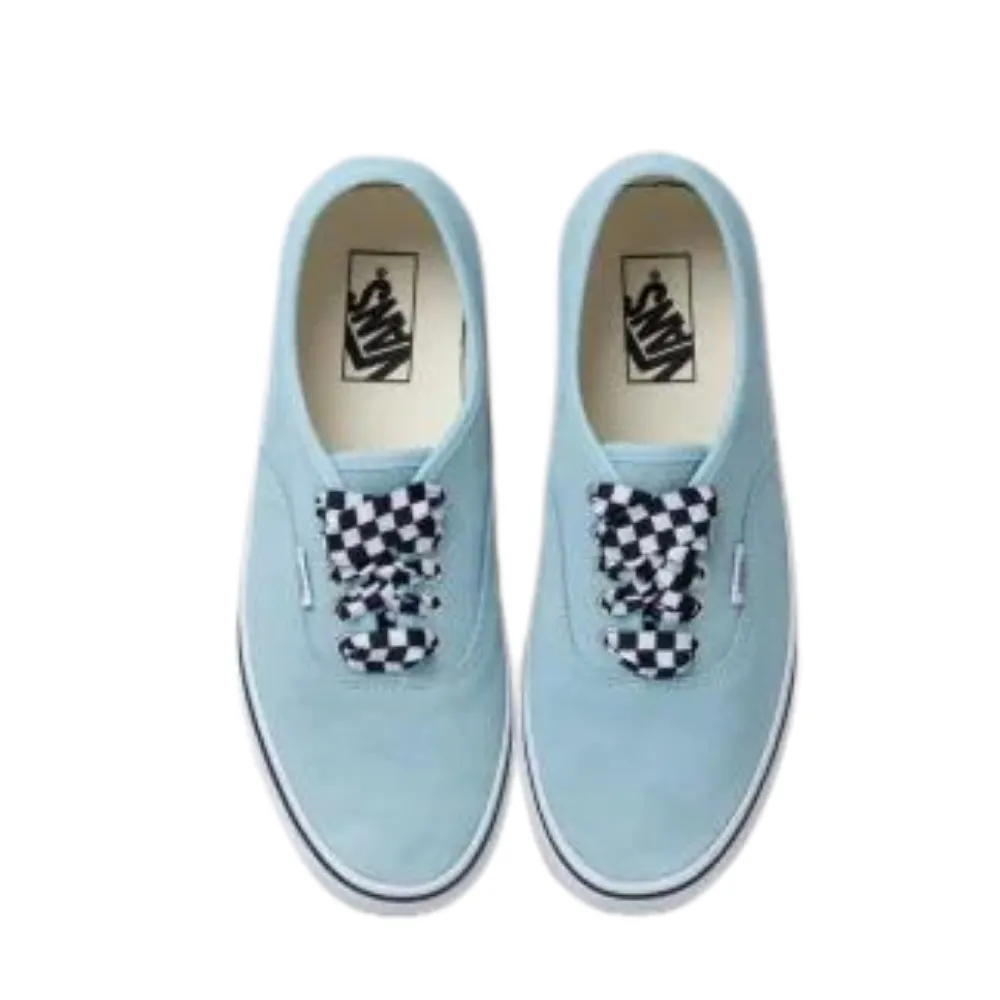 Vans Authentic Platform VN0A3AV8S1X1 Men's Blue Checkerboard Sneaker Shoes FB181