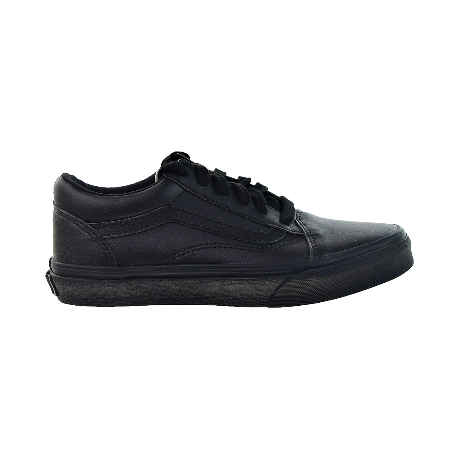 Vans Old Skool Big Kids' Shoes Black Mono