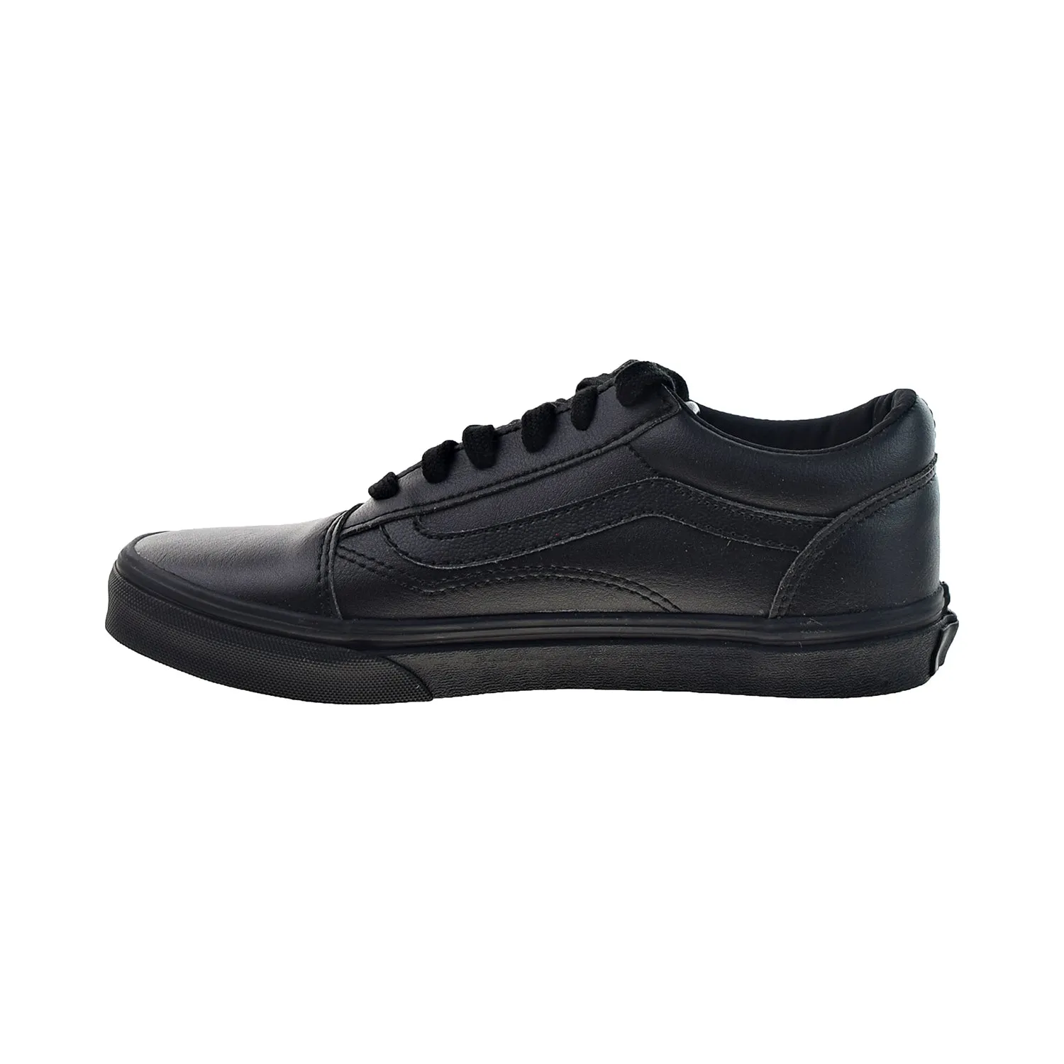 Vans Old Skool Big Kids' Shoes Black Mono