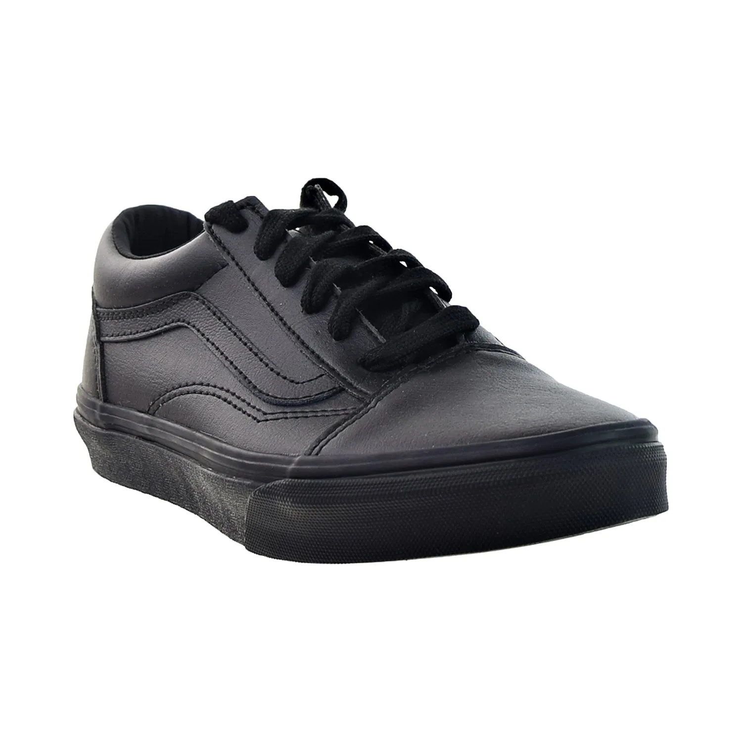 Vans Old Skool Big Kids' Shoes Black Mono