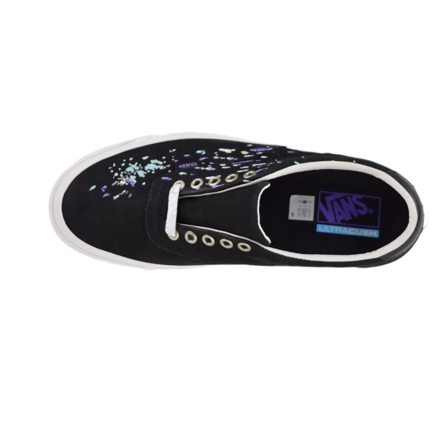 Vans Splatter Embroidery Acer Ni Sp Men's Shoes Black-White