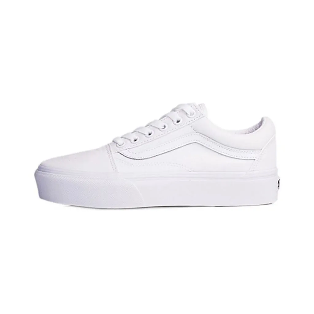 Vans Women's Old Skool Platform - True White
