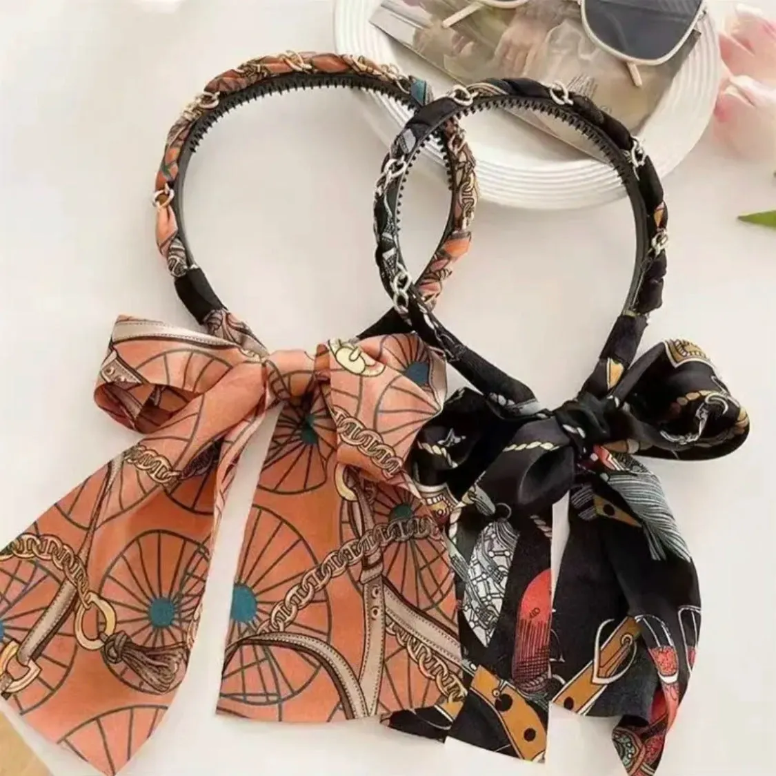 Vintage Chain Streamer Headband