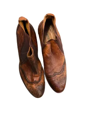 Vintage paul green muchen tan chelsea boot