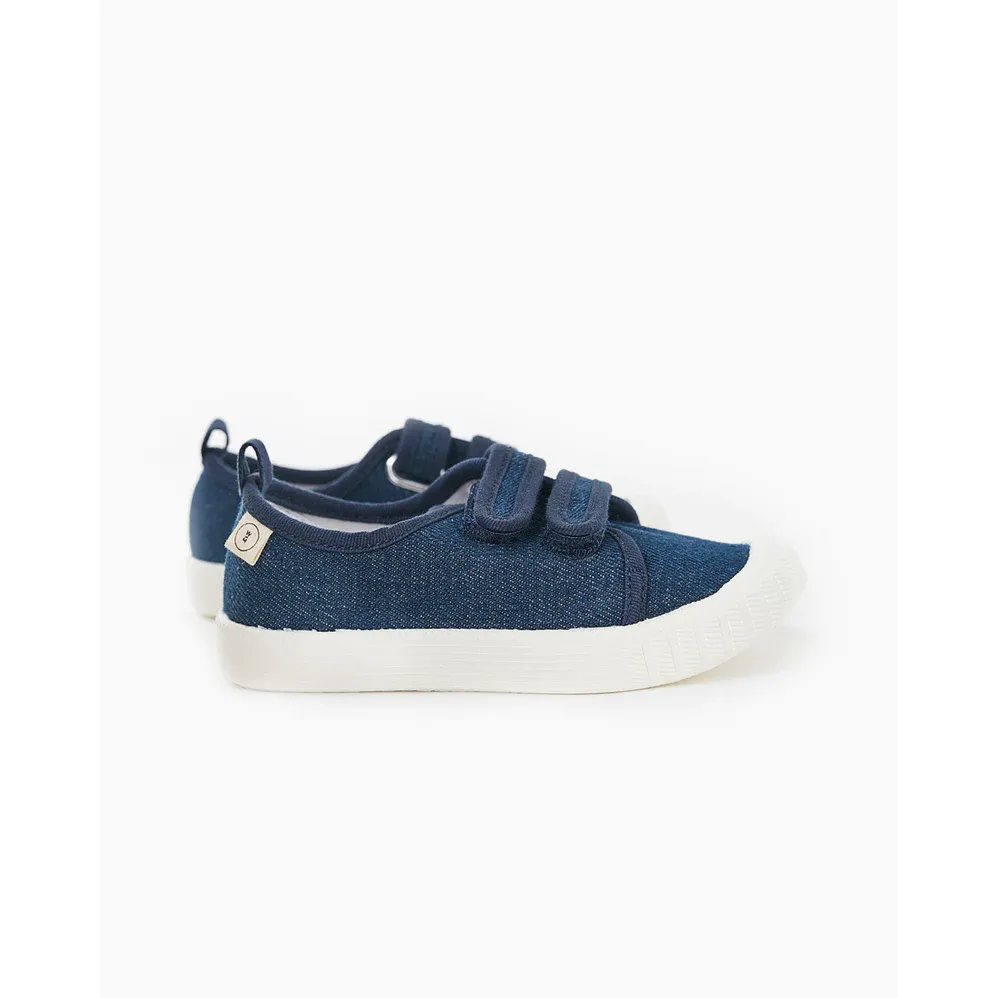 Walnut - Ben Canvas - Denim