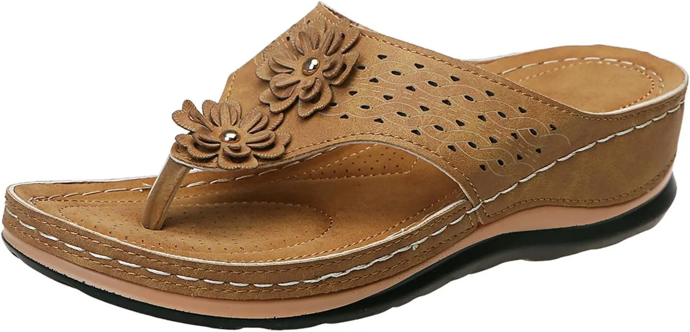 Wide Orthopedic Sandals for Women Orthopedic Sandals Women Flip Flops Sandals for Women 2025 Heel Orthopedic High Arch Support Fancy Sandals for Women 2025 Orthopedic Dress Shoes Women
