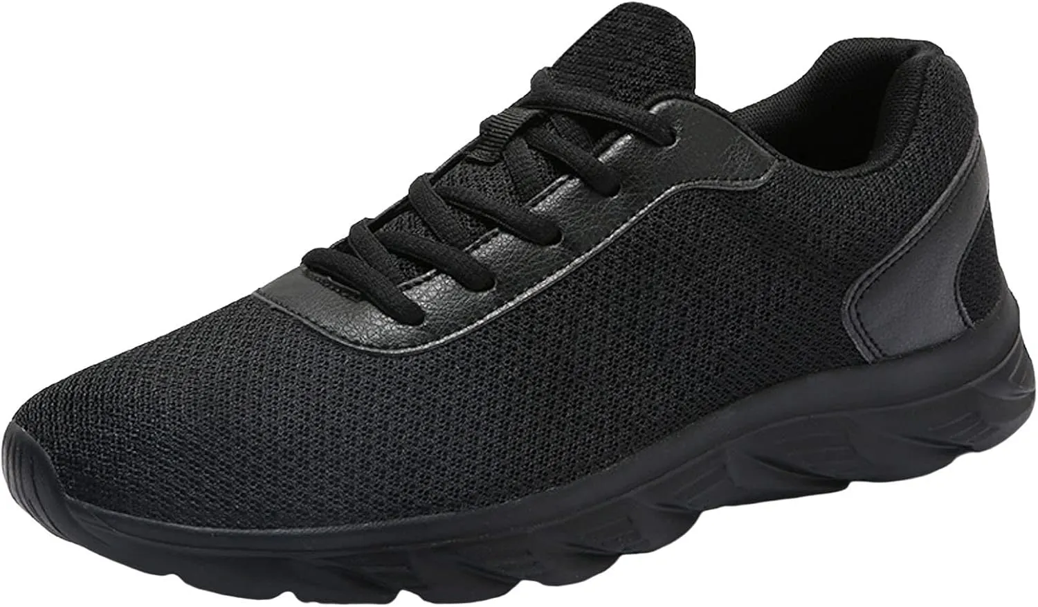 Wide Walking Shoes for Men Lightweight Breathable Slip on Running Shoe Comfortable & Light-Weight Stretch Shoes
