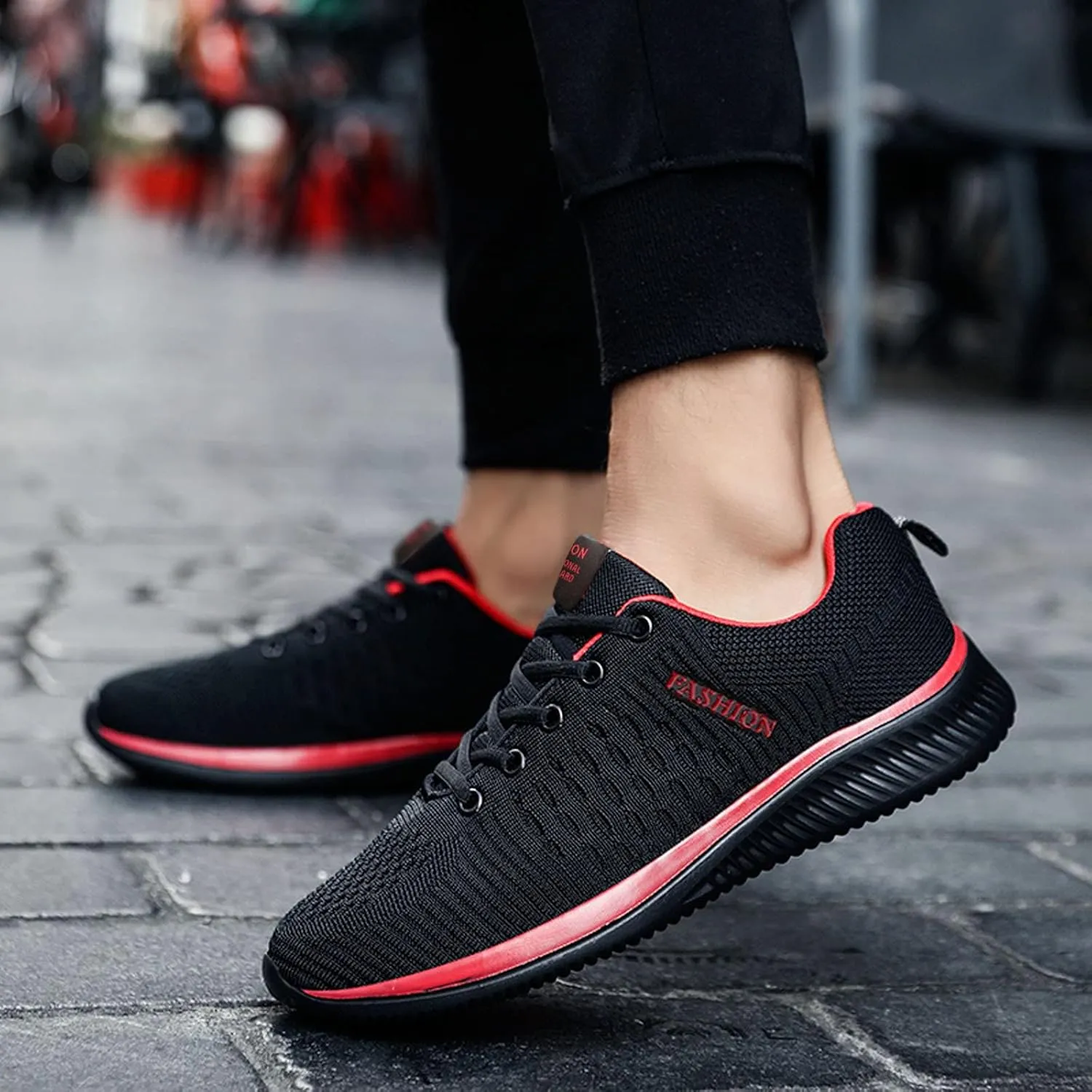 Women Mesh Sneakers Lac𝐞 Up Slip on Running Shoes Non Slip Breathable Walking Shoes Orthopedic Comfortable Sneakers with Arch Support
