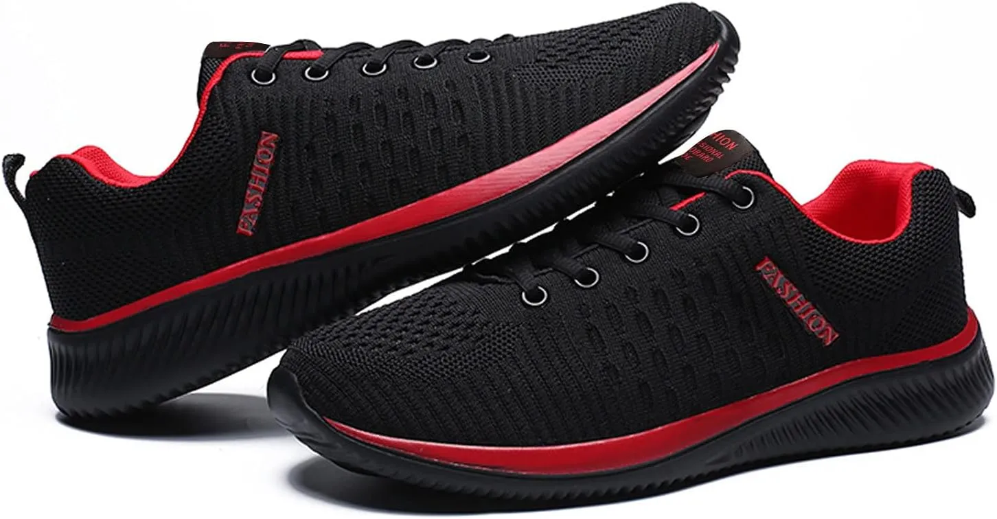 Women Mesh Sneakers Lac𝐞 Up Slip on Running Shoes Non Slip Breathable Walking Shoes Orthopedic Comfortable Sneakers with Arch Support