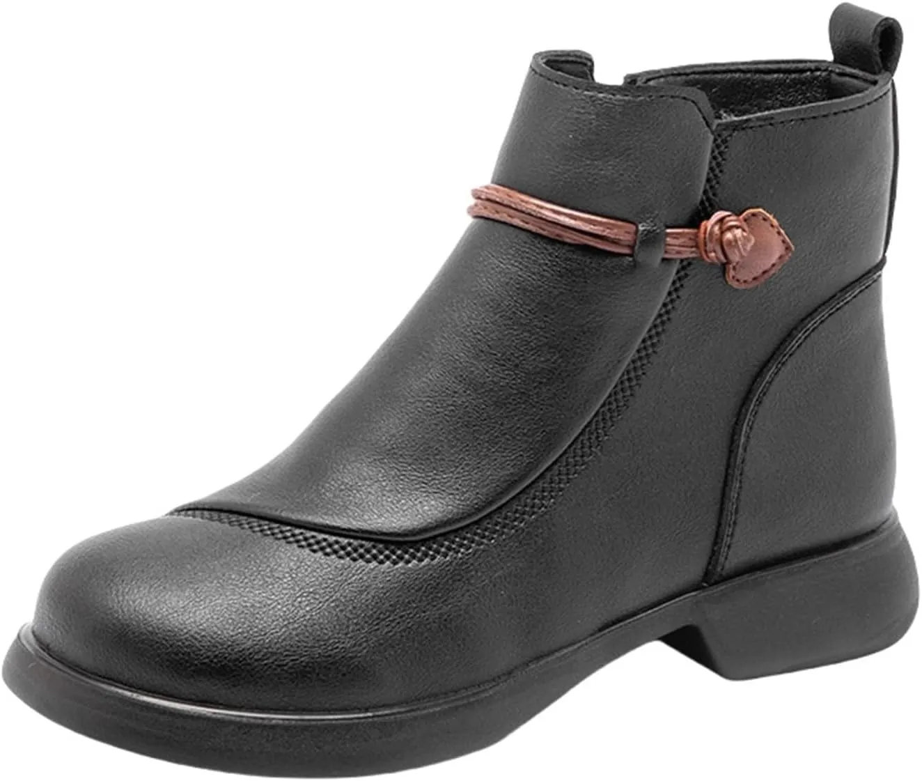 Women Winter Boots Ankle Women Snow Boots Plush Lined Snow Boot Slip On Hiking Shoes Men Winter Booties for Men
