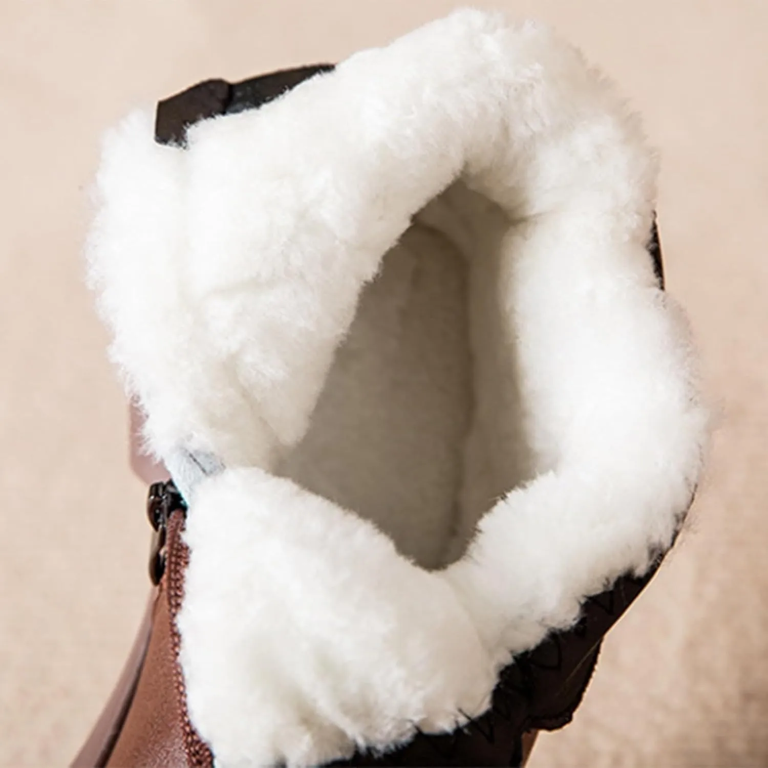 Women Winter Boots Ankle Women Snow Boots Plush Lined Snow Boot Slip On Hiking Shoes Men Winter Booties for Men