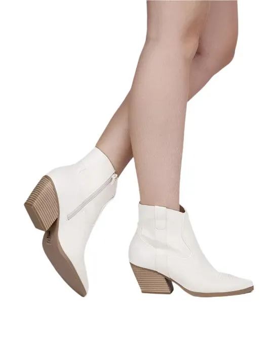 Womens Ankle Boots Abeam Western Booties