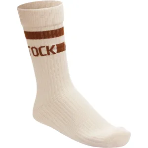 Women's Birkenstock Cotton Crew Stripe Eggshell