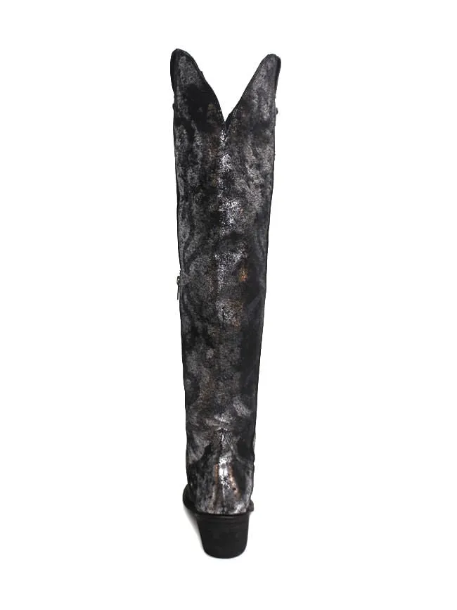 Womens Black Magic Knee-High Boot