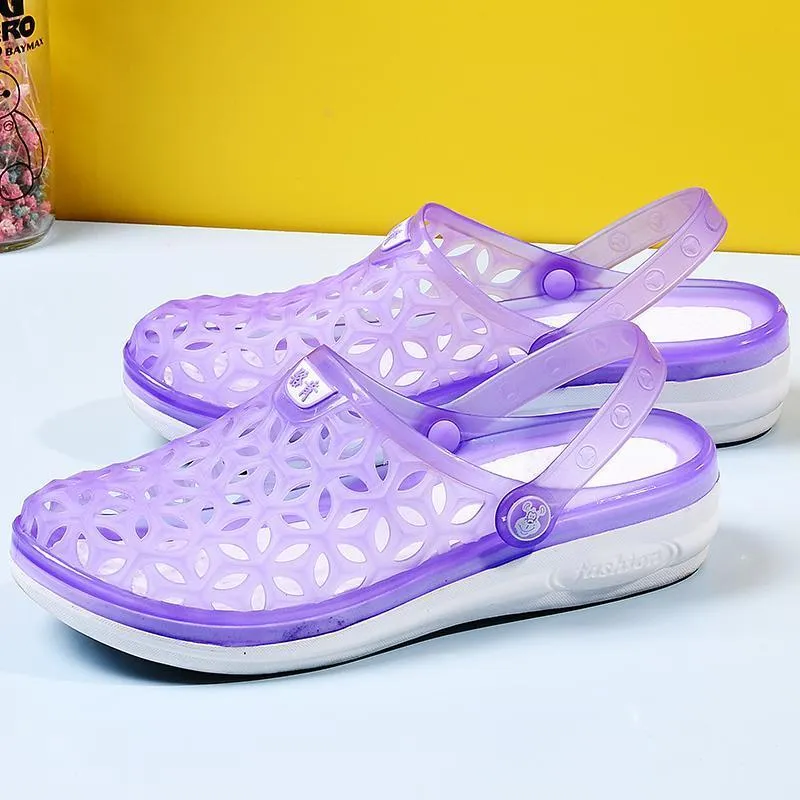 Women's Breathable Hole Non-slip Casual Sandals and Slippers
