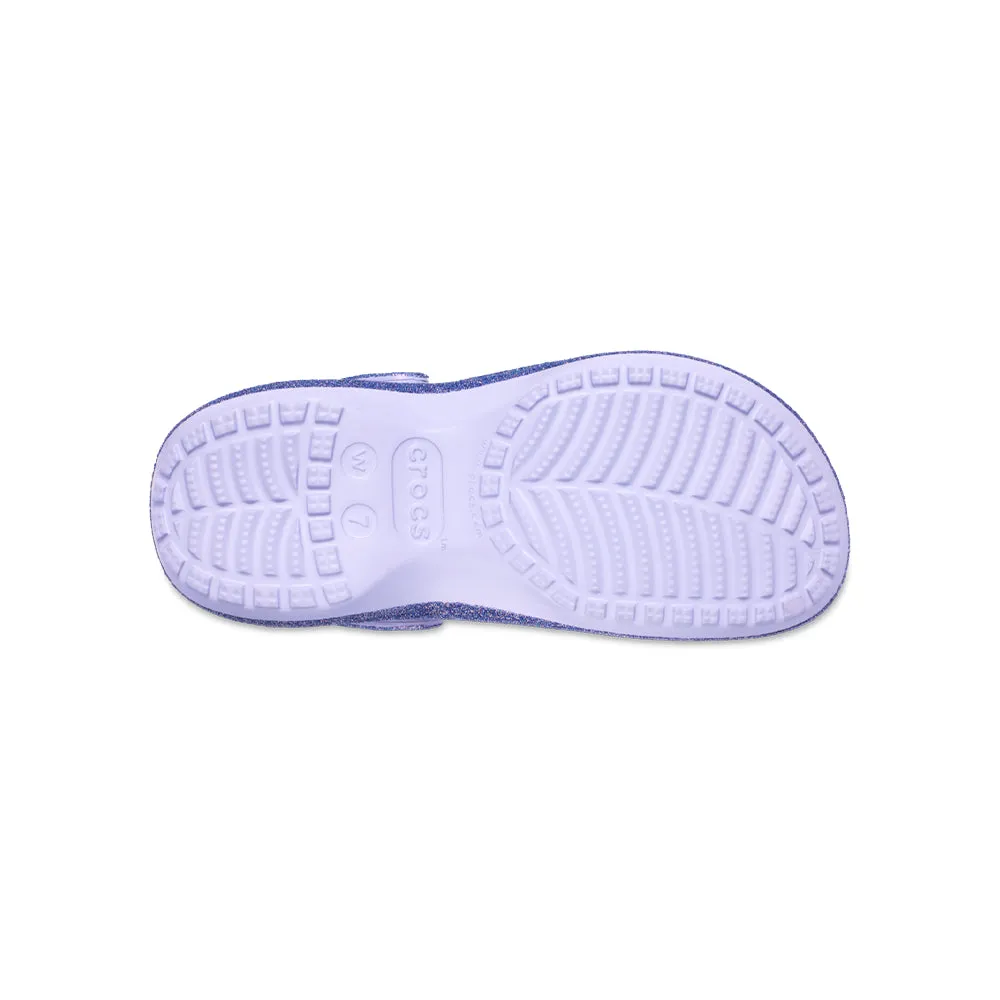 Womens' Classic Platform Iridescent Glitter Clog