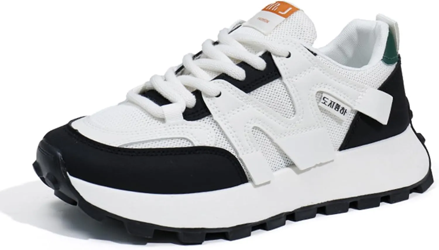 Women's Fashion Dad Sneakers - Comfortable/Breathable Trainers for On-Trend Look - Height Increasing Platform Shoes - Athletic Style,White-39
