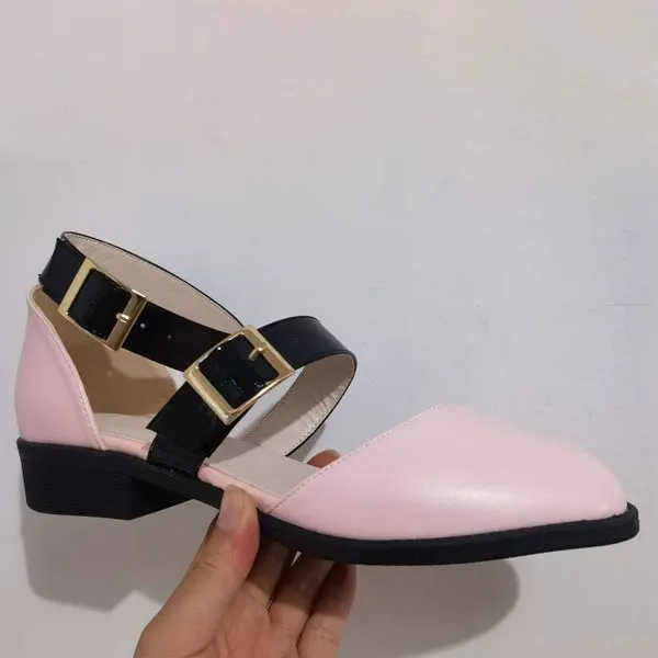 Women'S Flat Colorblock Sandals 80649441C