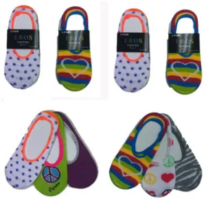 women's footies - assorted design Case of 40