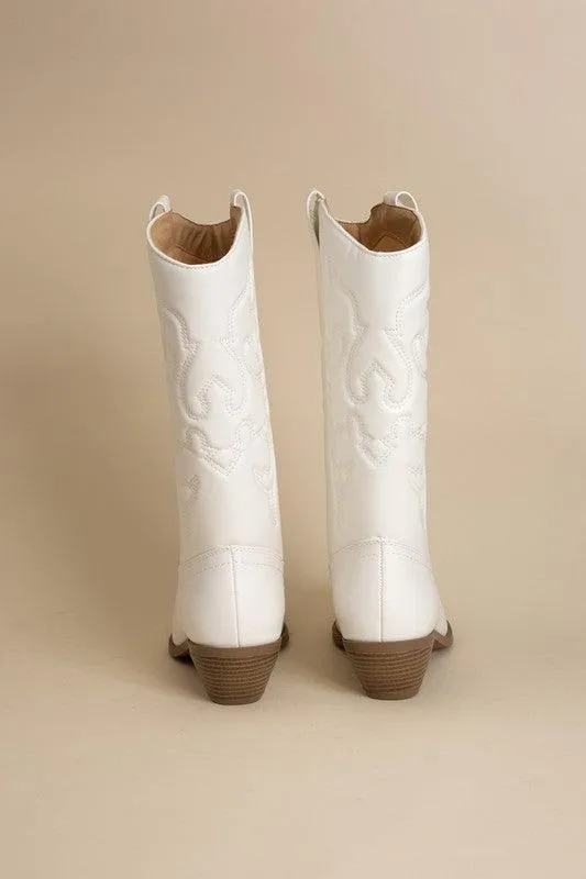 Womens Midcalf Western Boots