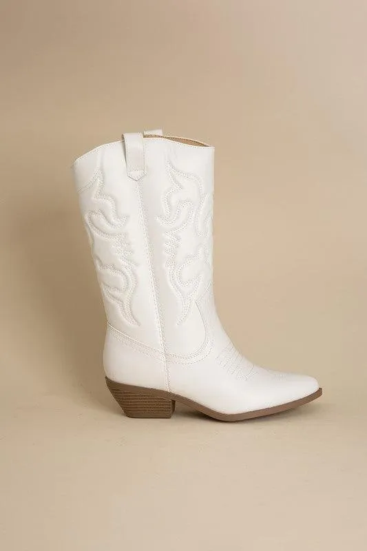 Womens Midcalf Western Boots