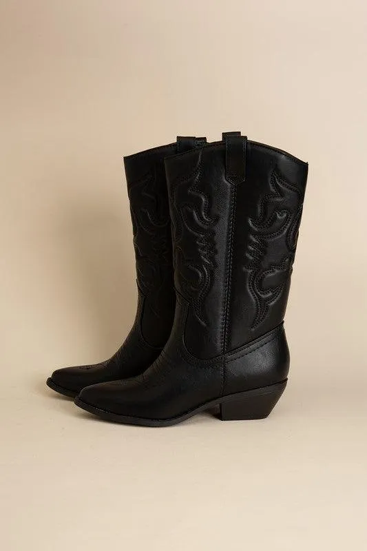 Womens Midcalf Western Boots