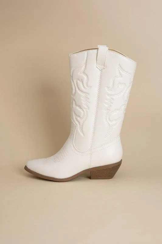 Womens Midcalf Western Boots