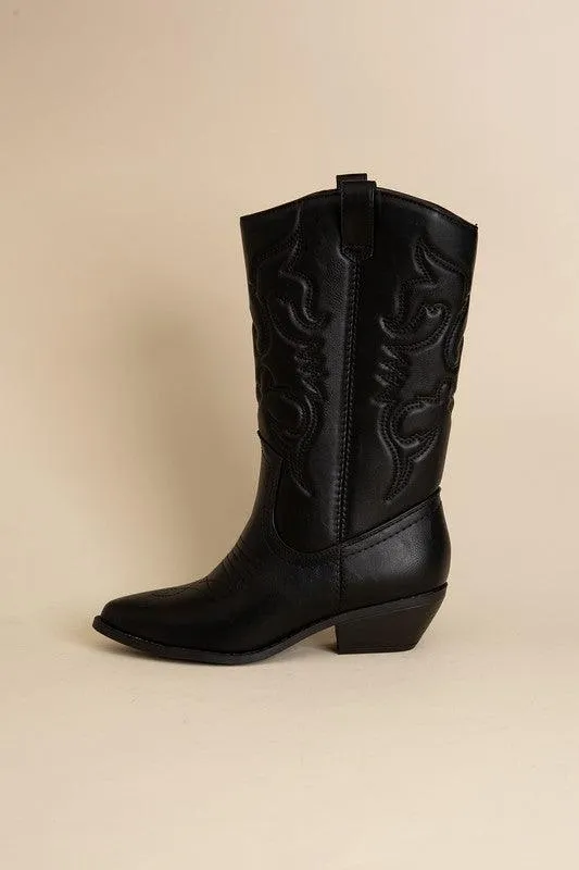 Womens Midcalf Western Boots